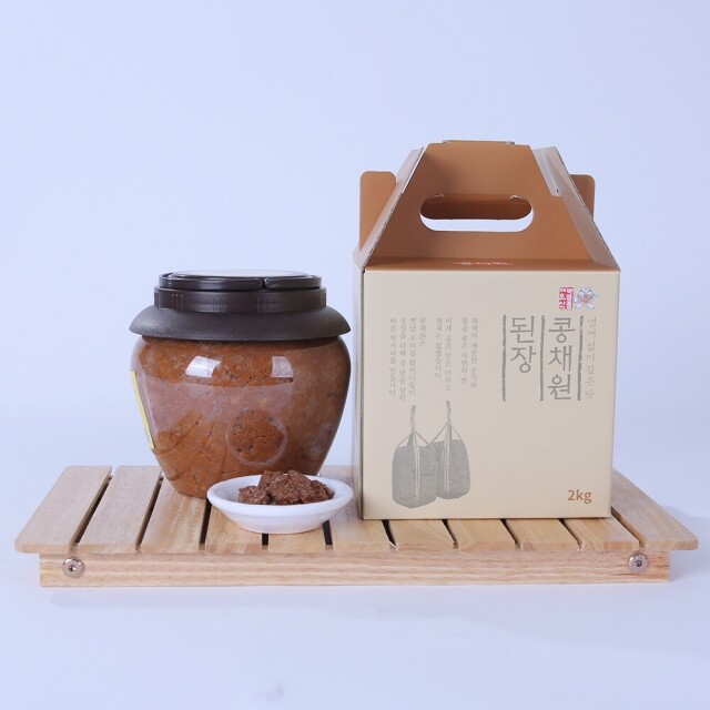 콩채원,콩채원 청국장으로 만든 된장